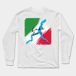 A day on the lake #lakecomo Long Sleeve T-Shirt